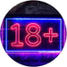 Adults Only 18+ LED Light Sign - Way Up Gifts