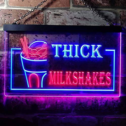 Thick Milkshakes LED Light Sign - LED Gift Works
