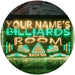 Personalized Pool Billiards Room LED Light Sign - Way Up Gifts