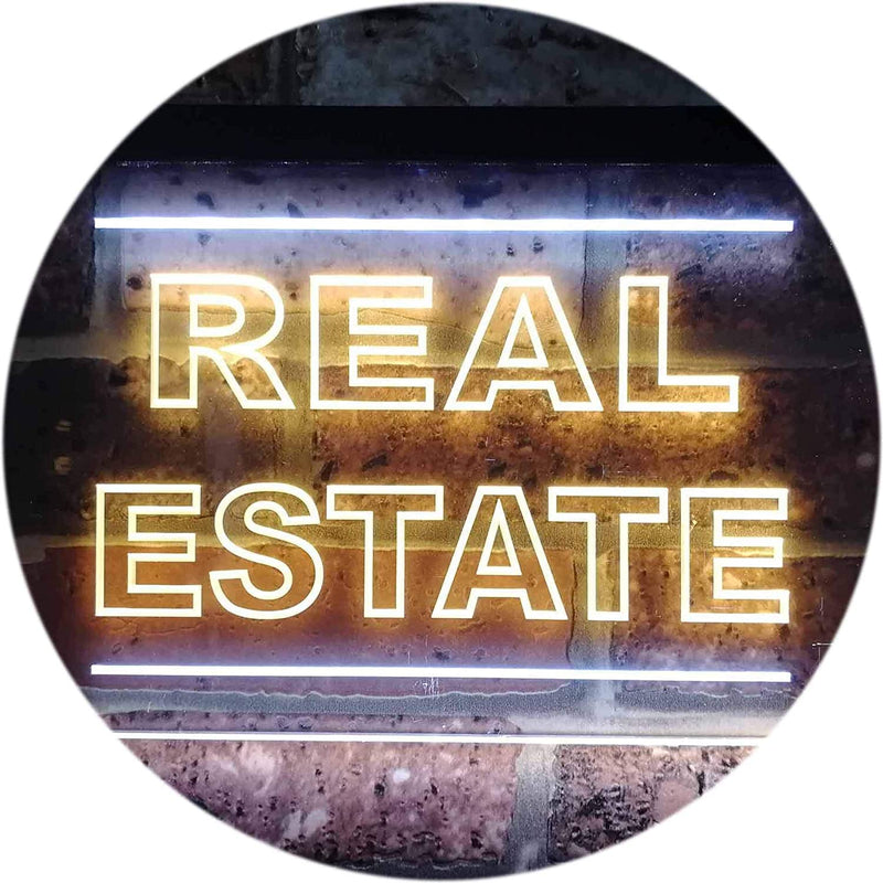 Real Estate LED Light Sign - LED Gift Works