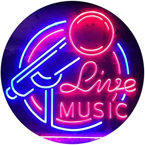 Live Music LED Light Sign - LED Gift Works
