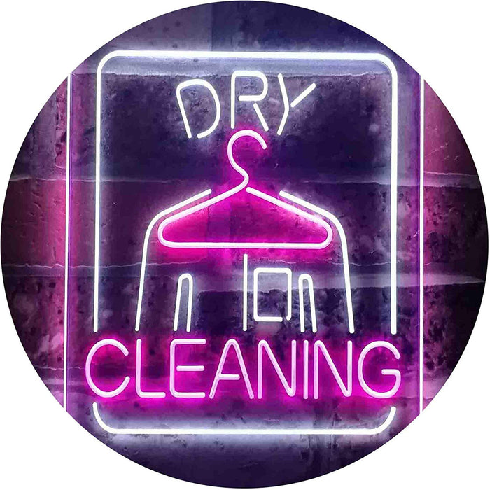 Cleaners Dry Cleaning LED Light Sign - Way Up Gifts