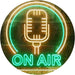 Microphone On Air LED Light Sign - Way Up Gifts