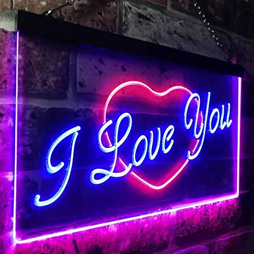 Heart I Love You LED Light Sign - LED Gift Works