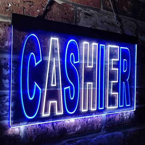 Cashier LED Light Sign - LED Gift Works