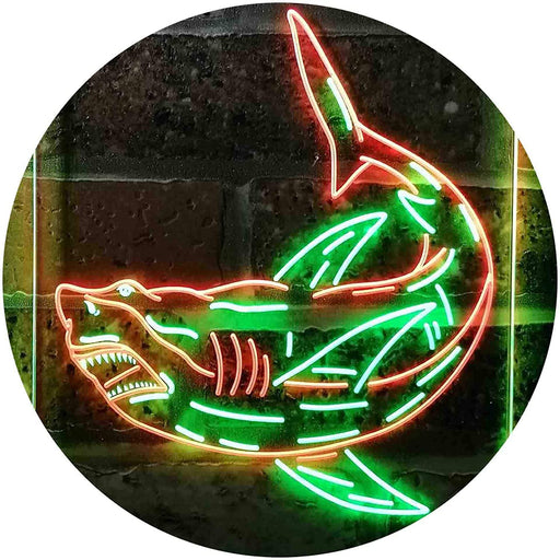 Shark Man Cave LED Light Sign - LED Gift Works