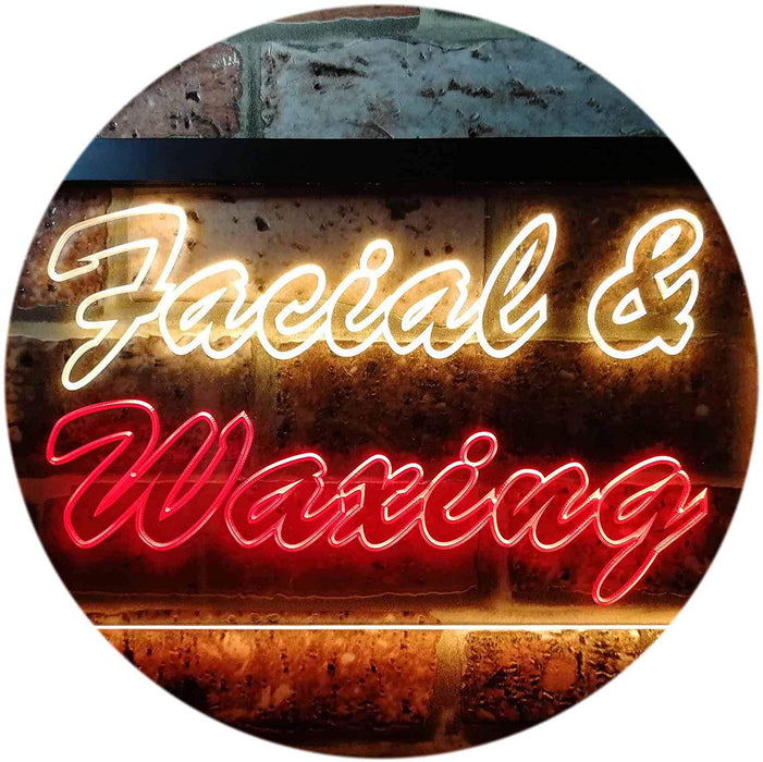 Facial Waxing LED Light Sign - Way Up Gifts
