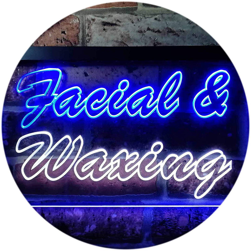 Facial Waxing LED Light Sign - LED Gift Works