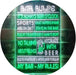 Bar Rules LED Light Sign - Way Up Gifts
