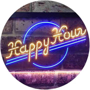 Happy Hour LED Light Sign - LED Gift Works