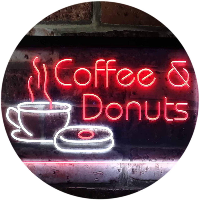 Coffee Donuts LED Light Sign - Way Up Gifts