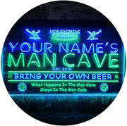 Personalized Sports Soccer Theme Man Cave LED Light Sign - LED Gift Works