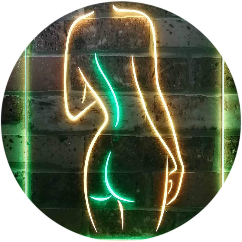Lady Back Sexy Girls Man Cave LED Light Sign - LED Gift Works
