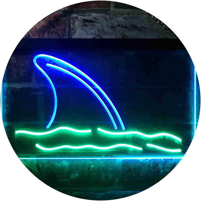 Shark Fin LED Light Sign - LED Gift Works