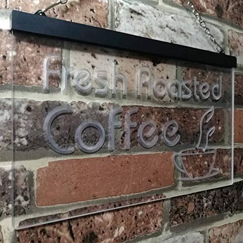Fresh Roasted Coffee LED Light Sign - LED Gift Works