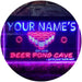 Personalized Beer Pong Man Cave LED Light Sign - Way Up Gifts