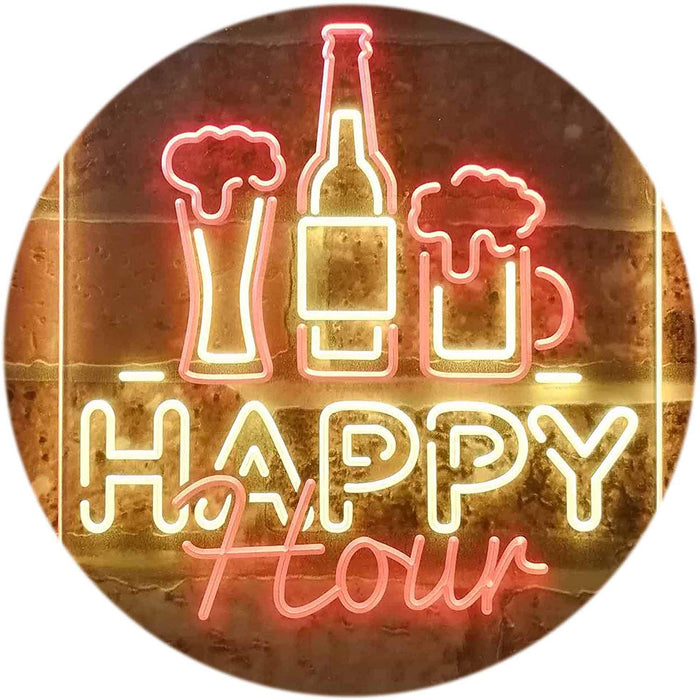 Happy Hour LED Light Sign - Way Up Gifts