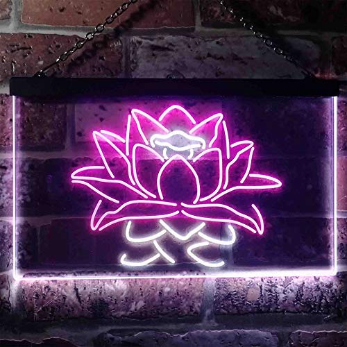 Lotus Flower LED Light Sign - Way Up Gifts
