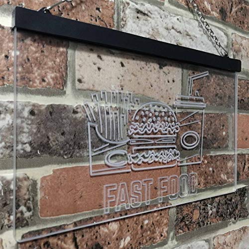 Fast Food LED Light Sign - Way Up Gifts