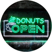 Donuts Open LED Light Sign - LED Gift Works
