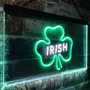 Shamrock Irish LED Light Sign - LED Gift Works
