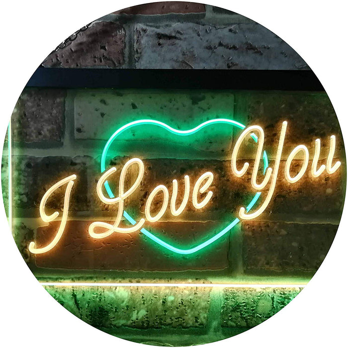 Heart I Love You LED Light Sign - Way Up Gifts
