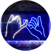 Pinky Swear Promise Cute Room Decor LED Light Sign - LED Gift Works