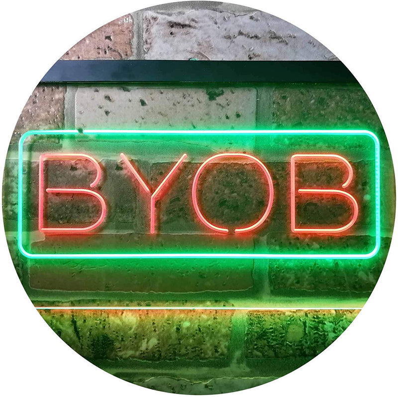 Bring Your Own Beer BYOB LED Light Sign - LED Gift Works