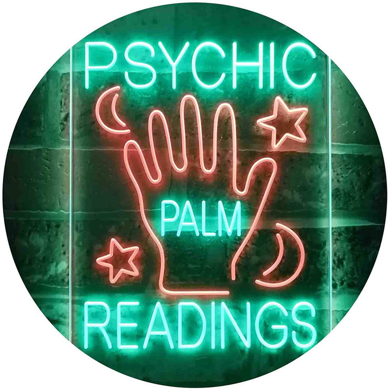 Fortune Teller Psychic Palm Readings LED Light Sign - LED Gift Works