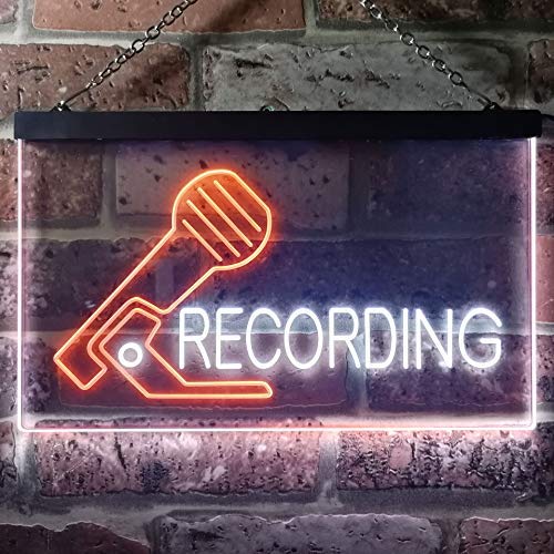 Microphone On Air Recording LED Light Sign - Way Up Gifts