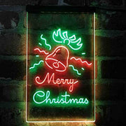 Merry Christmas Bell Decoration LED Light Sign - LED Gift Works