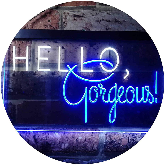 Hello Gorgeous LED Light Sign - Way Up Gifts