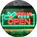 Restaurant Mexican Food Open LED Light Sign - Way Up Gifts