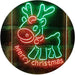 Merry Christmas Reindeer LED Light Sign - Way Up Gifts