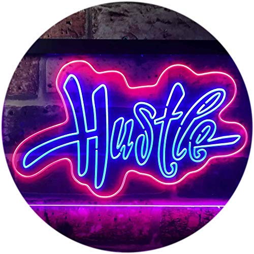 Graffiti Hustle LED Light Sign - Way Up Gifts