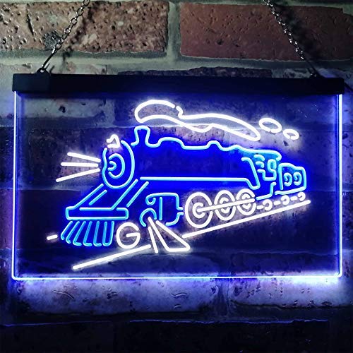 Kids Room Decor Train LED Light Sign - Way Up Gifts