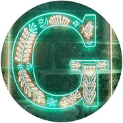 Family Name Letter G Monogram Initial LED Light Sign - LED Gift Works