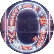 Family Name Letter O Monogram Initial LED Light Sign - LED Gift Works