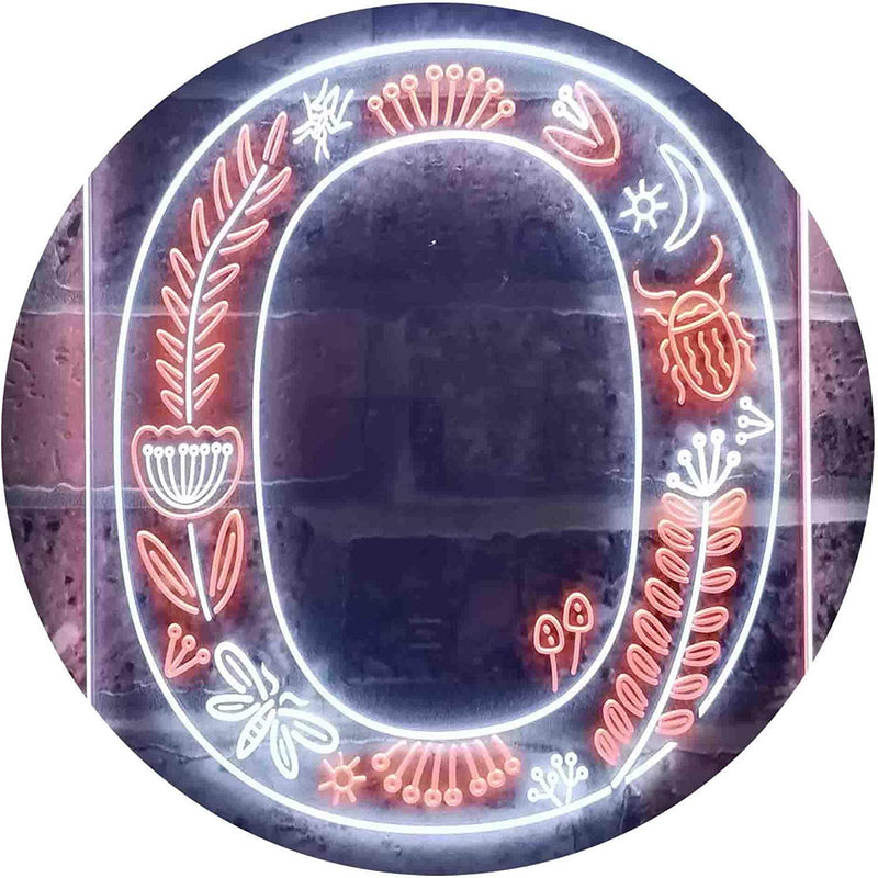 Family Name Letter O Monogram Initial LED Light Sign - LED Gift Works