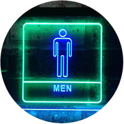 Men Bathroom Restroom LED Light Sign - LED Gift Works