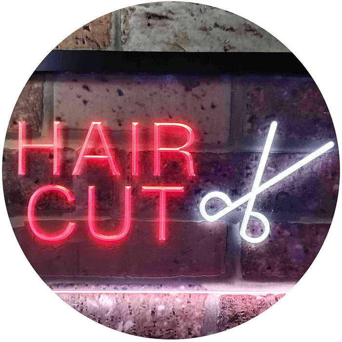 Barber Salon Hair Cut LED Light Sign - Way Up Gifts