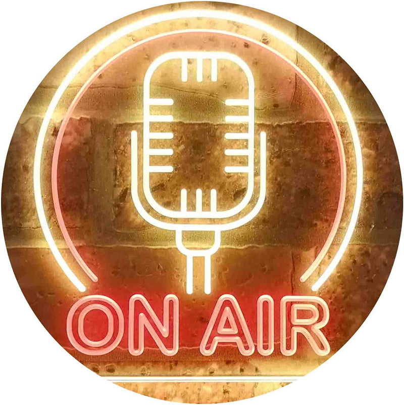 Microphone On Air LED Light Sign - LED Gift Works