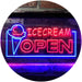 Open Ice Cream LED Light Sign - Way Up Gifts