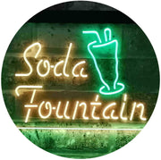 Soda Fountain Drinks LED Light Sign - LED Gift Works