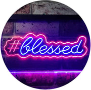 Hashtag Blessed LED Light Sign - LED Gift Works