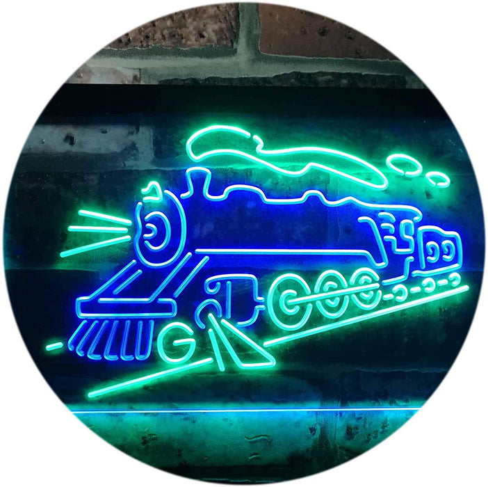Kids Room Decor Train LED Light Sign - Way Up Gifts