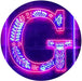 Family Name Letter G Monogram Initial LED Light Sign - Way Up Gifts