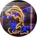 Fish on Hook Fishing Bait Store Cabin Decor LED Light Sign - Way Up Gifts