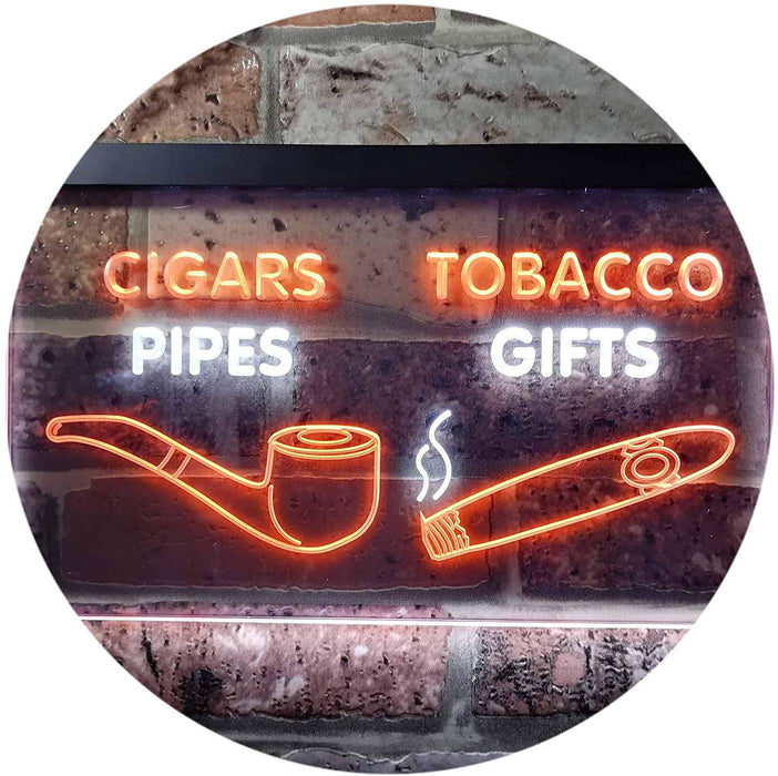 Cigar Pipes Tobacco Gifts LED Light Sign - Way Up Gifts