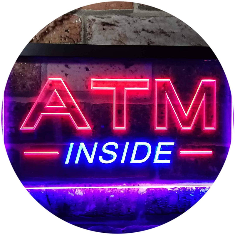 ATM Inside LED Light Sign - LED Gift Works